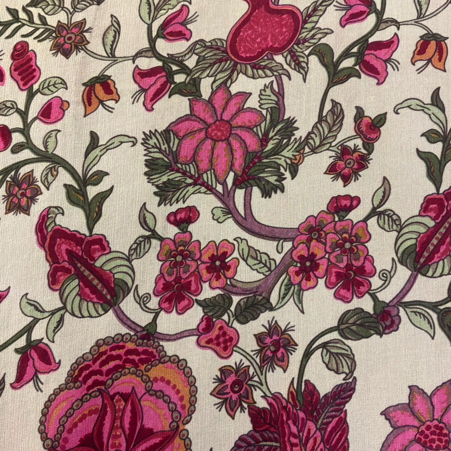 Vintage Liberty ‘Tree of Life Rectangular Silk Chiffon Scarf or wrap