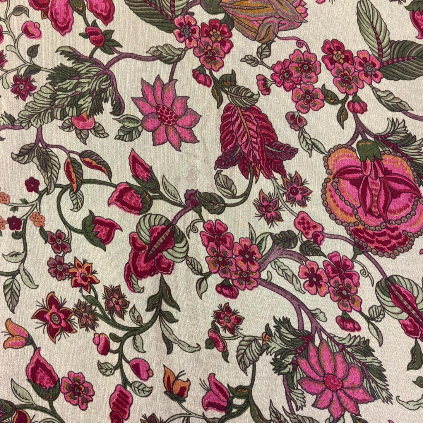 Vintage Liberty ‘Tree of Life Rectangular Silk Chiffon Scarf or wrap
