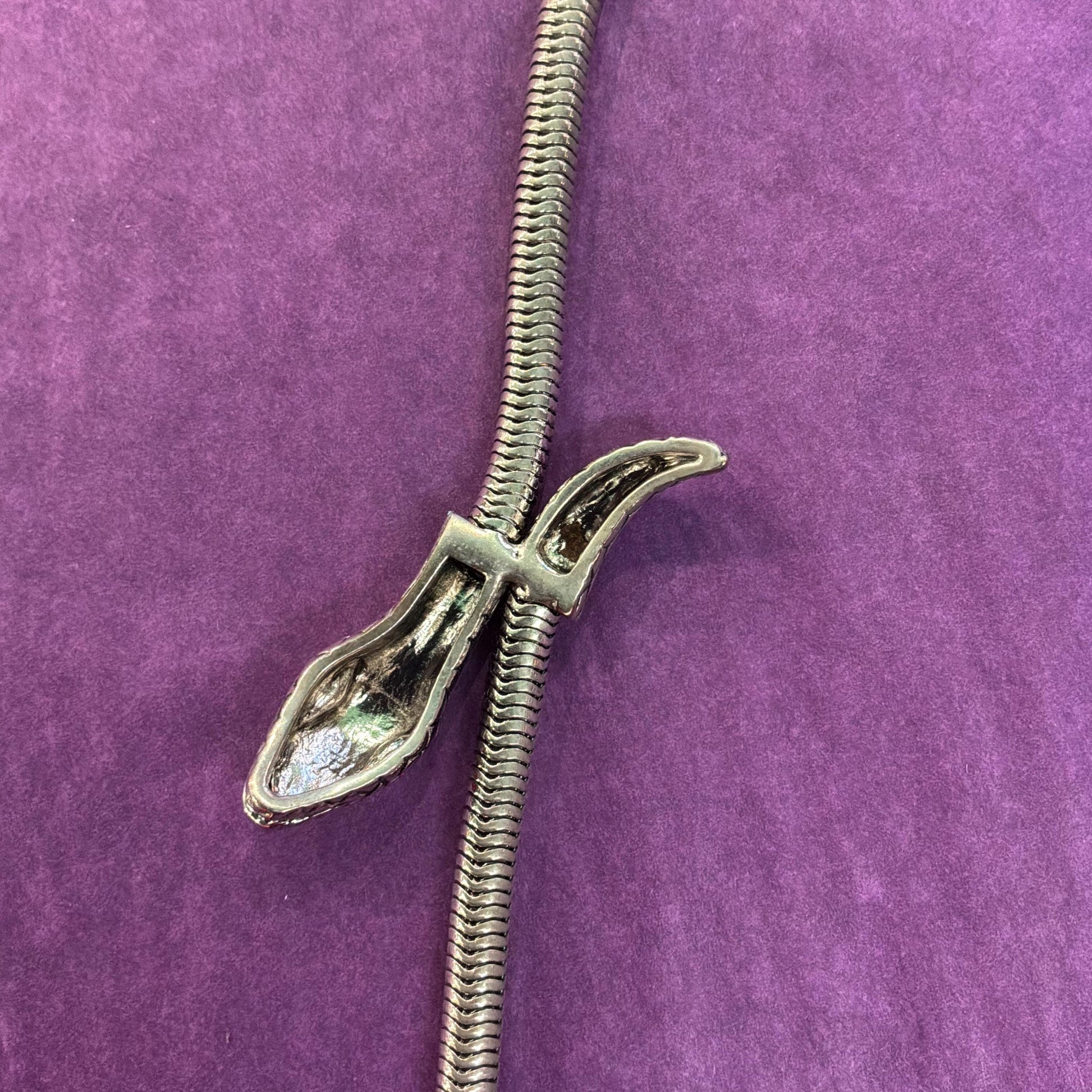 Vintage Butler and Wilson Silver Tone Snake Chain Bracelet