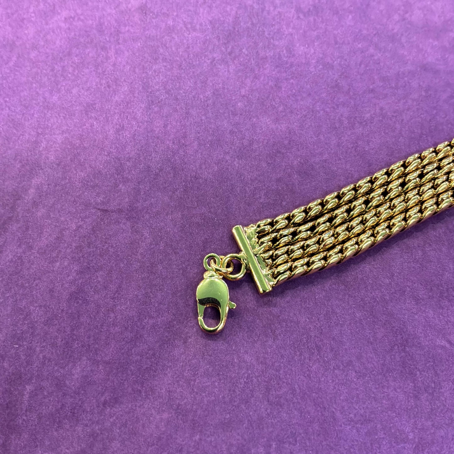 Vintage Butler and Wilson Crystal Bejewelled Diamond Chain Bracelet