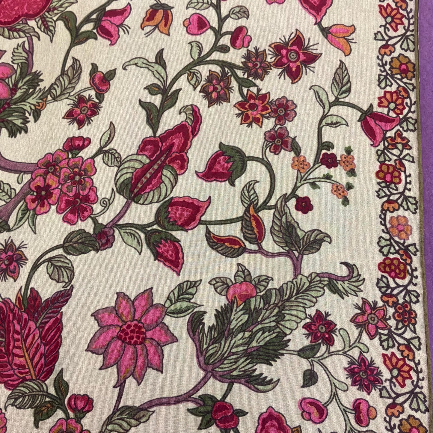 Vintage Liberty ‘Tree of Life Rectangular Silk Chiffon Scarf or wrap