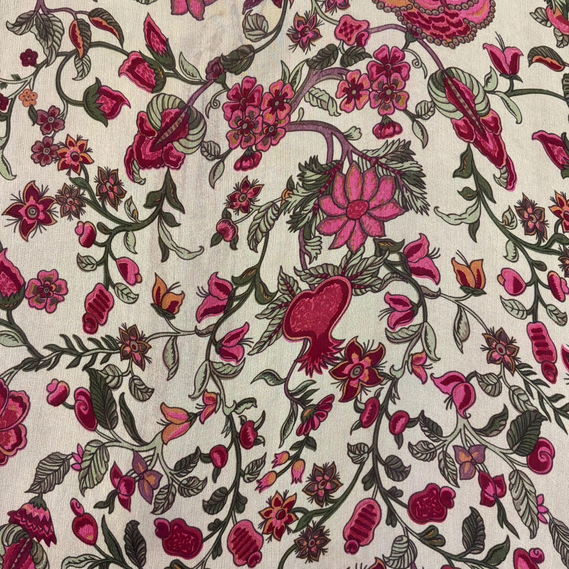 Vintage Liberty ‘Tree of Life Rectangular Silk Chiffon Scarf or wrap