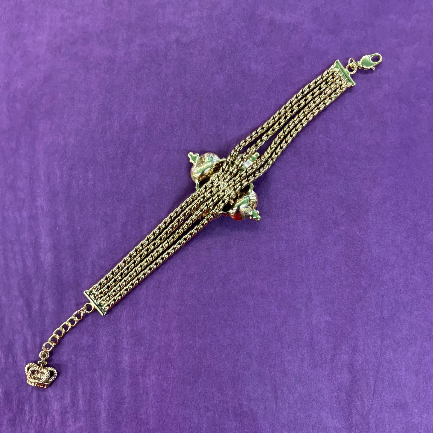 Vintage Butler and Wilson Crystal Bejewelled Diamond Chain Bracelet