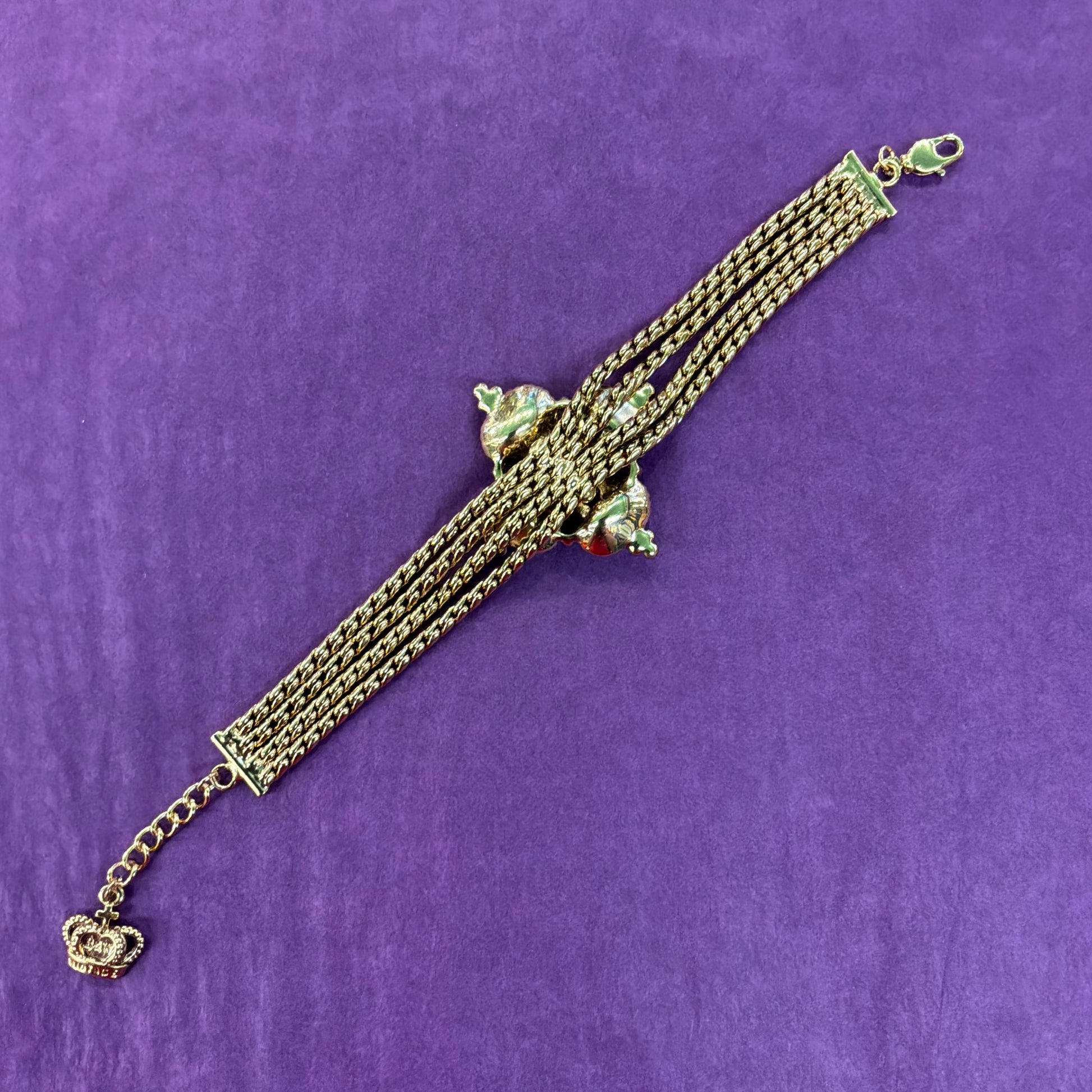 Vintage Butler and Wilson Crystal Bejewelled Diamond Chain Bracelet