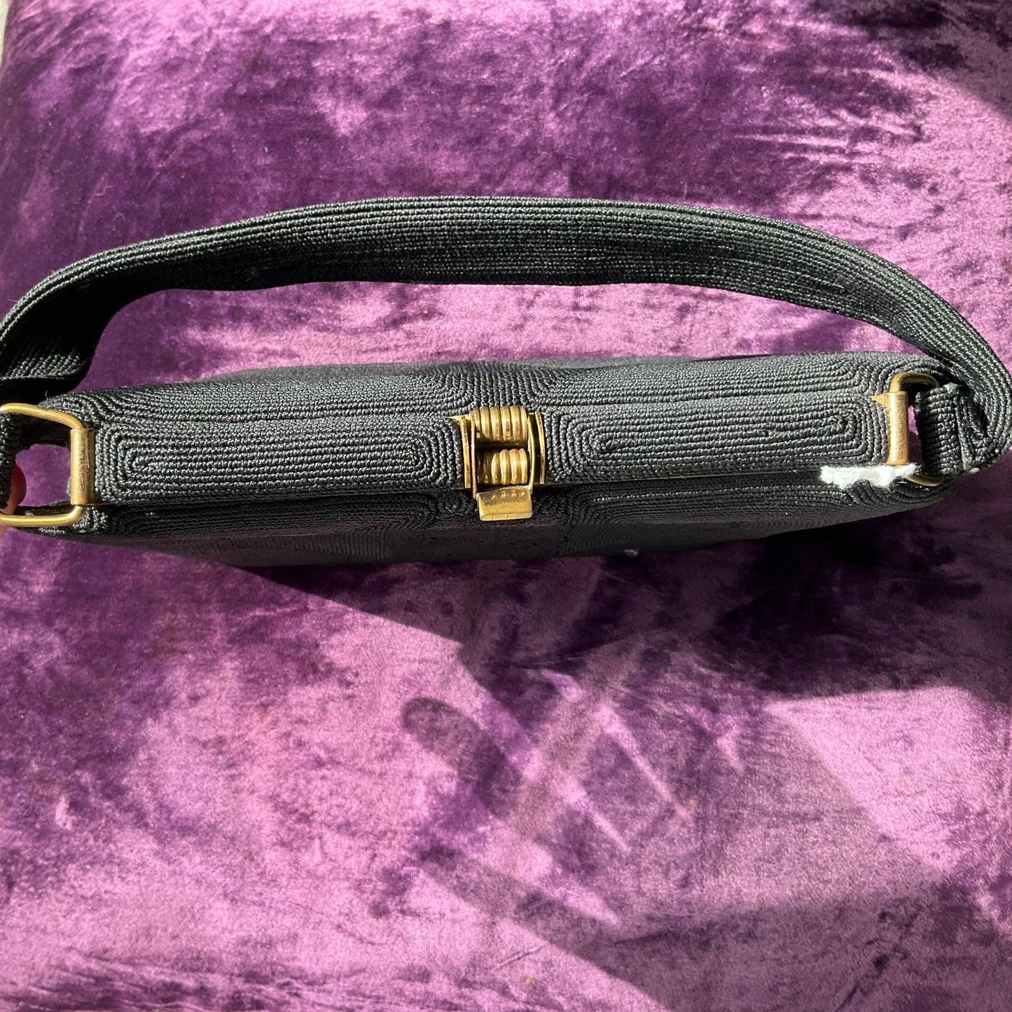 Vintage Cordé Handbag 1940s Black