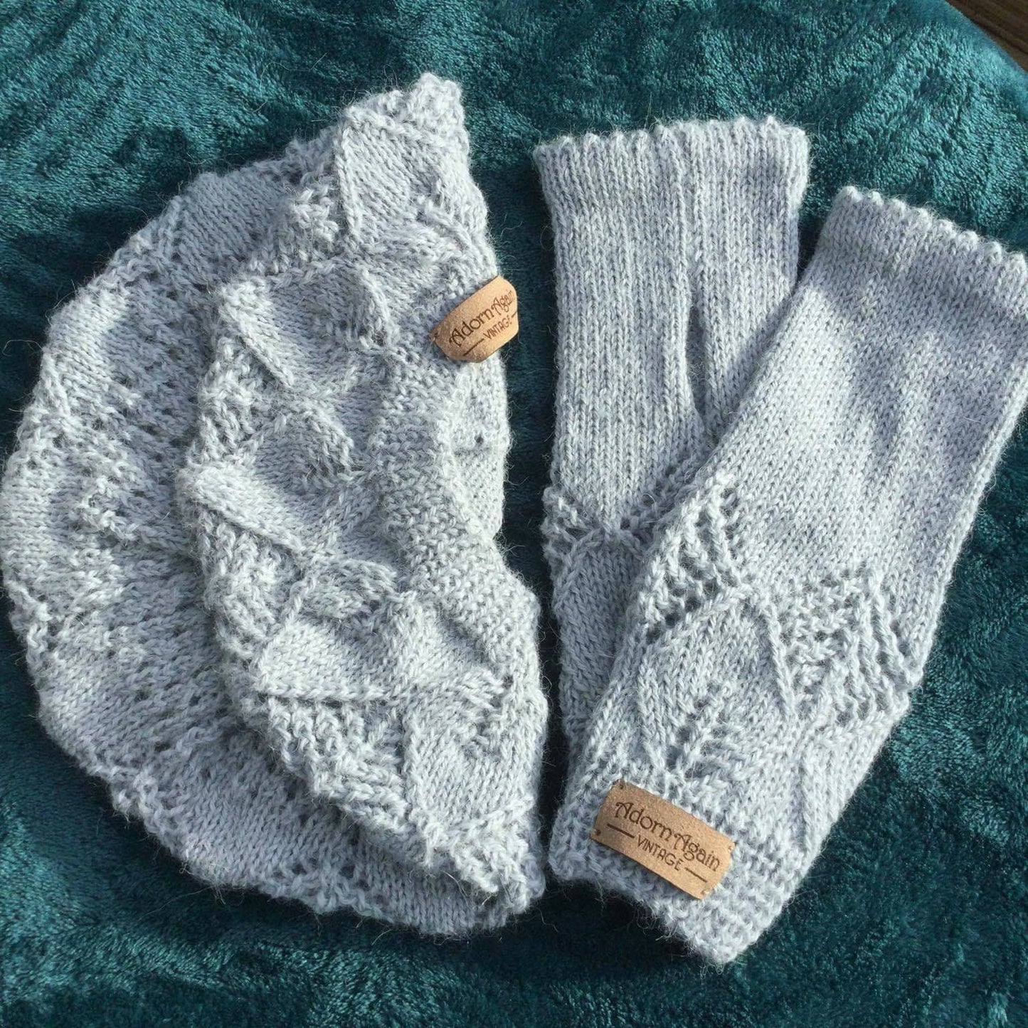 Hand knitted Alpaca ‘Clarice’ beret