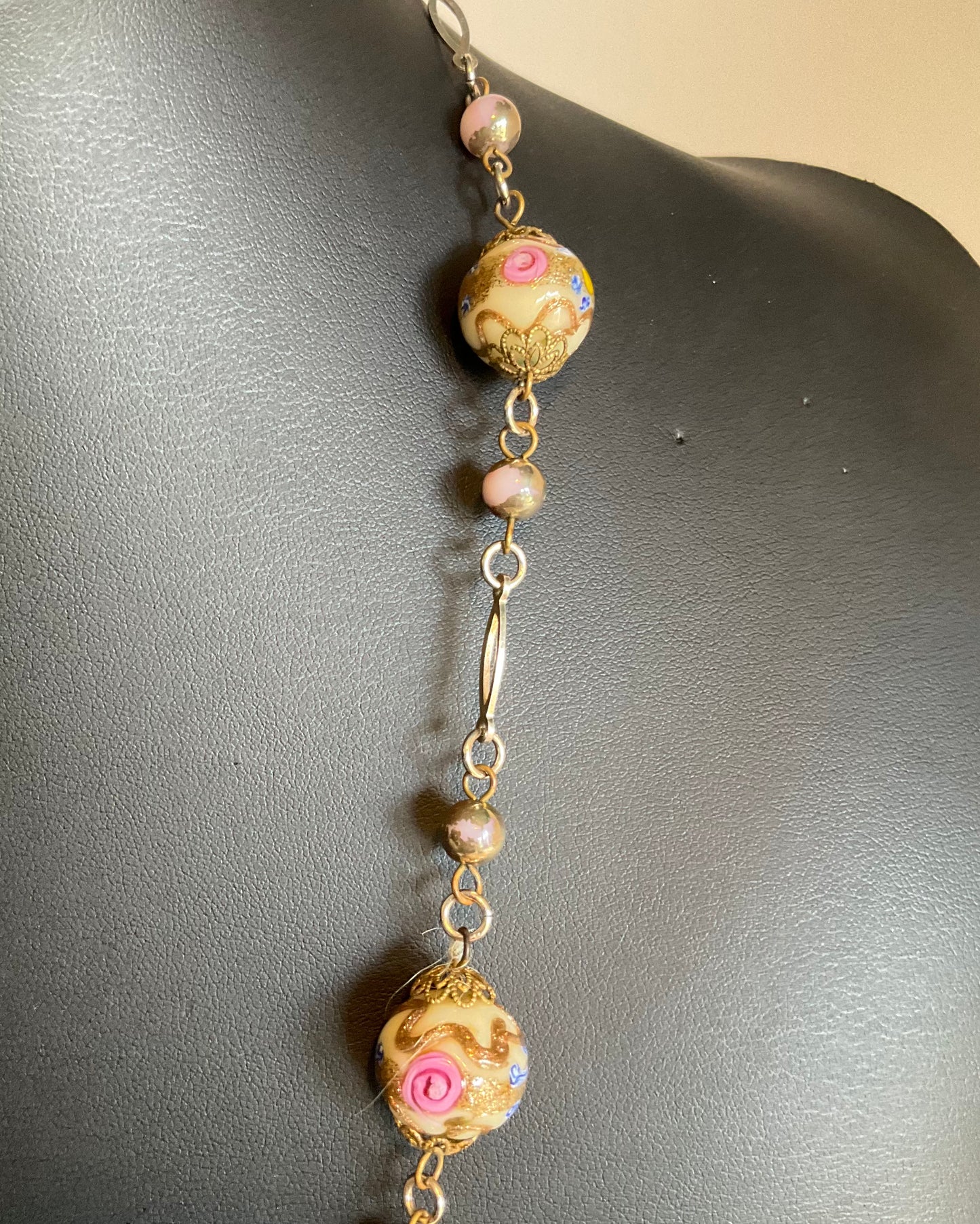 Vintage Venetian ‘Wedding Cake’ Beaded Necklace