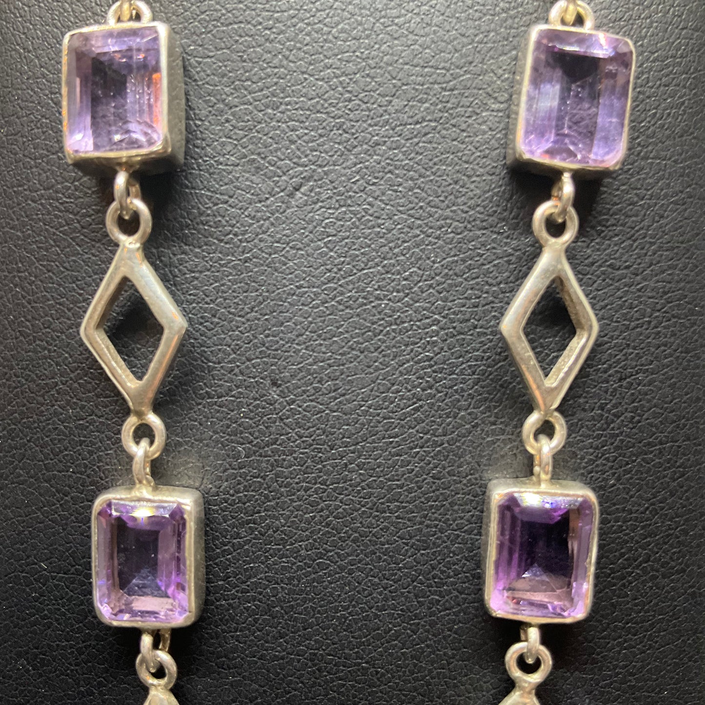 Vintage Amethyst & Silver Necklace