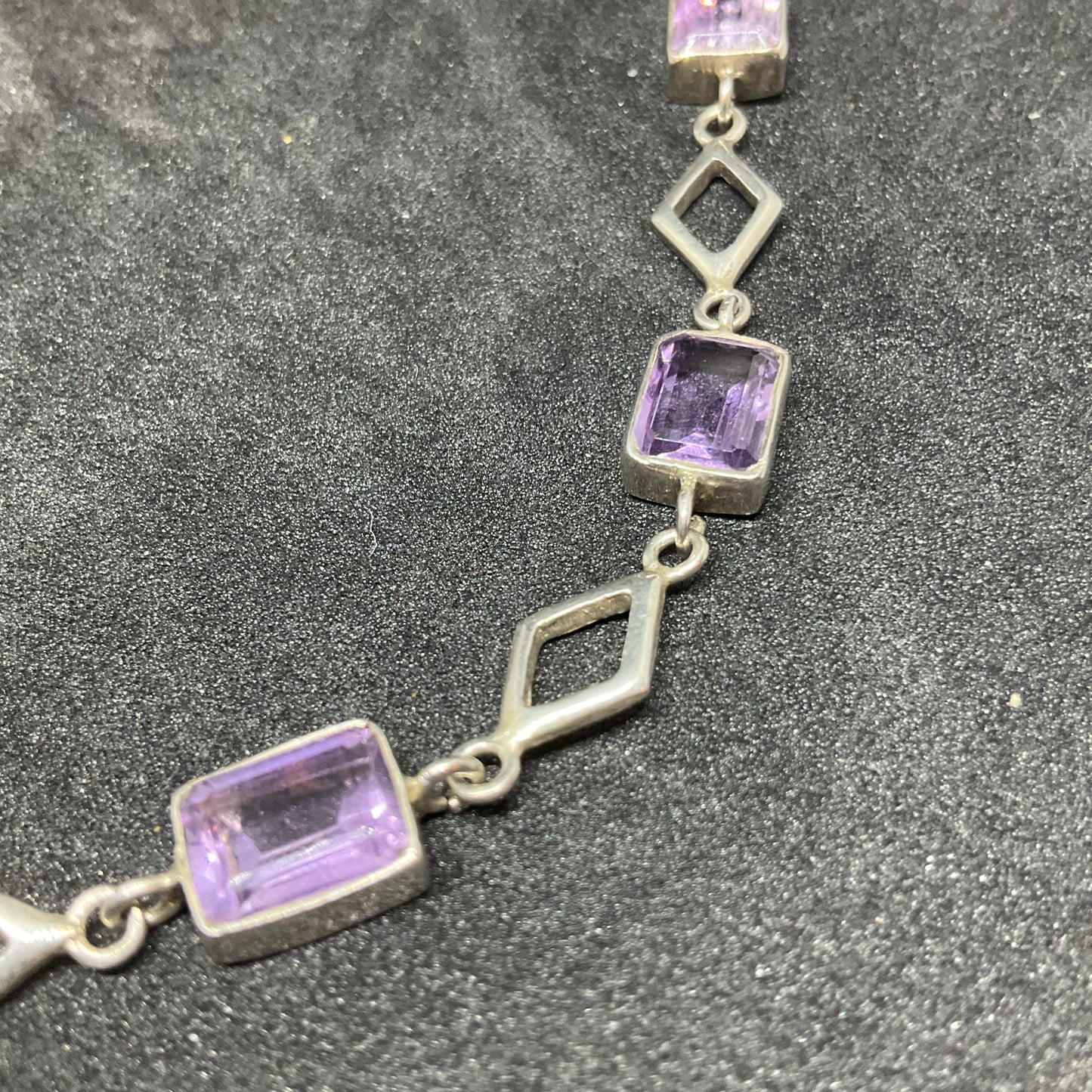 Vintage Amethyst & Silver Necklace