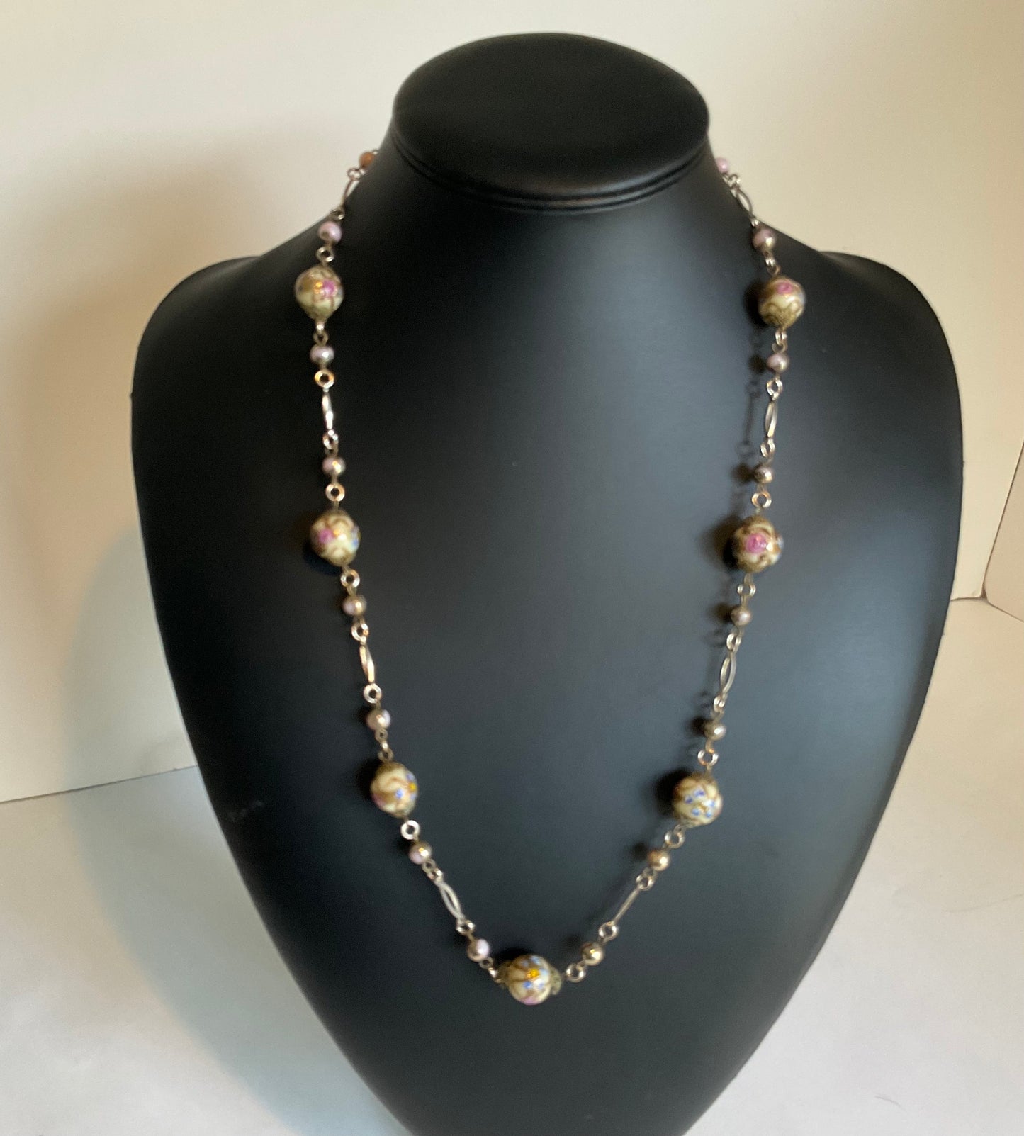 Vintage Venetian ‘Wedding Cake’ Beaded Necklace